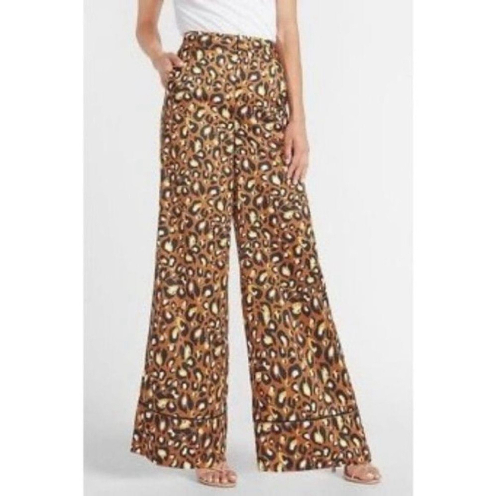 Express Ladygang Cheetah Wide Leg Pants Size 00